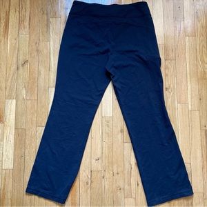 Duluth Trading Wide Leg Womens Pants LG Black